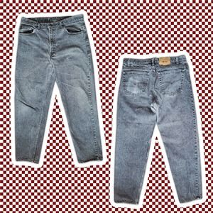 VTG 90s 550 Gray Washed Out Relaxed Fit Mens Levi Jeans Sz 38 x 32 Made in USA